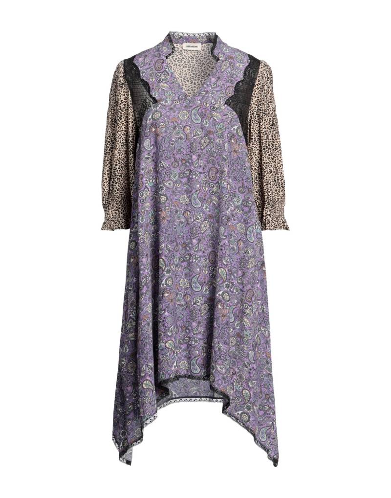 ZADIG&VOLTAIRE Midi-kleid Damen Violett von ZADIG&VOLTAIRE