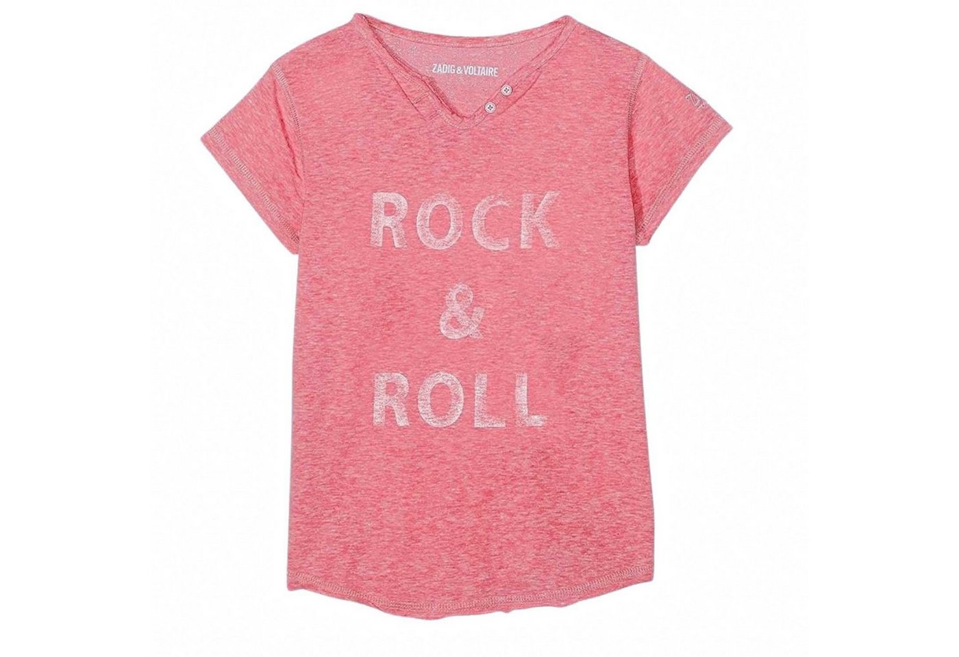 ZADIG & VOLTAIRE Print-Shirt Zadig & Voltaire Kids T-Shirt Rosa meliert von ZADIG & VOLTAIRE