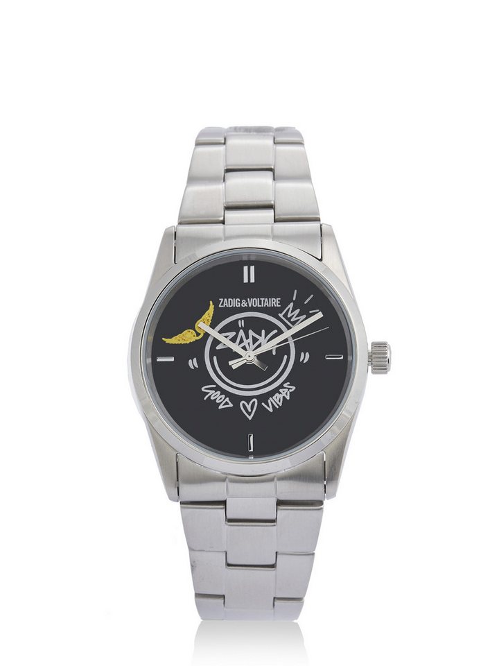 ZADIG & VOLTAIRE Quarzuhr Zadig Voltaire Jormi Fusion Uhr silber von ZADIG & VOLTAIRE