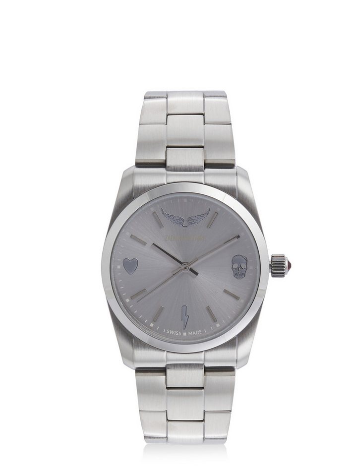 ZADIG & VOLTAIRE Quarzuhr Zadig Voltaire Time to Love Shiny Smile Uhr silber von ZADIG & VOLTAIRE