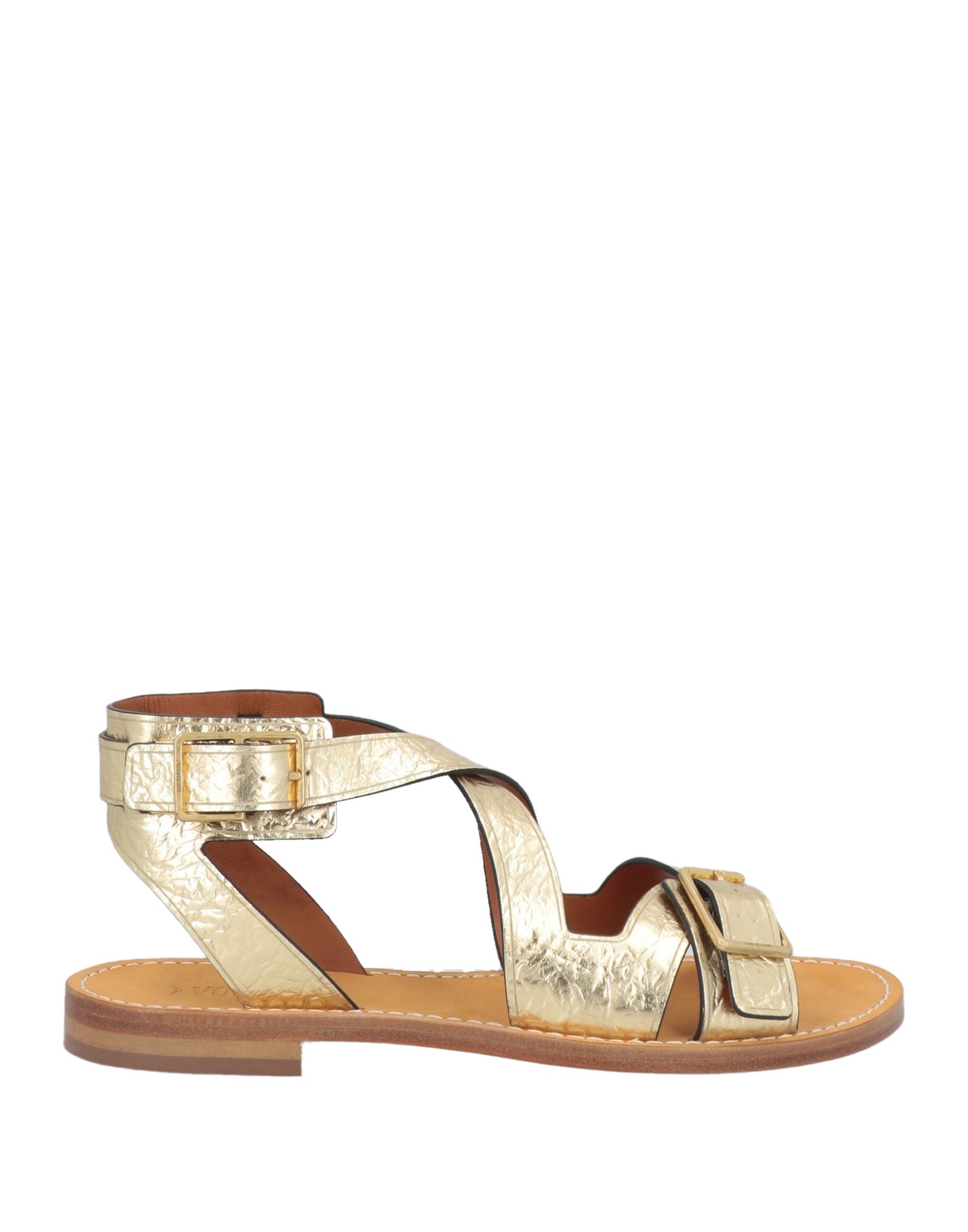 ZADIG&VOLTAIRE Sandale Damen Gold von ZADIG&VOLTAIRE