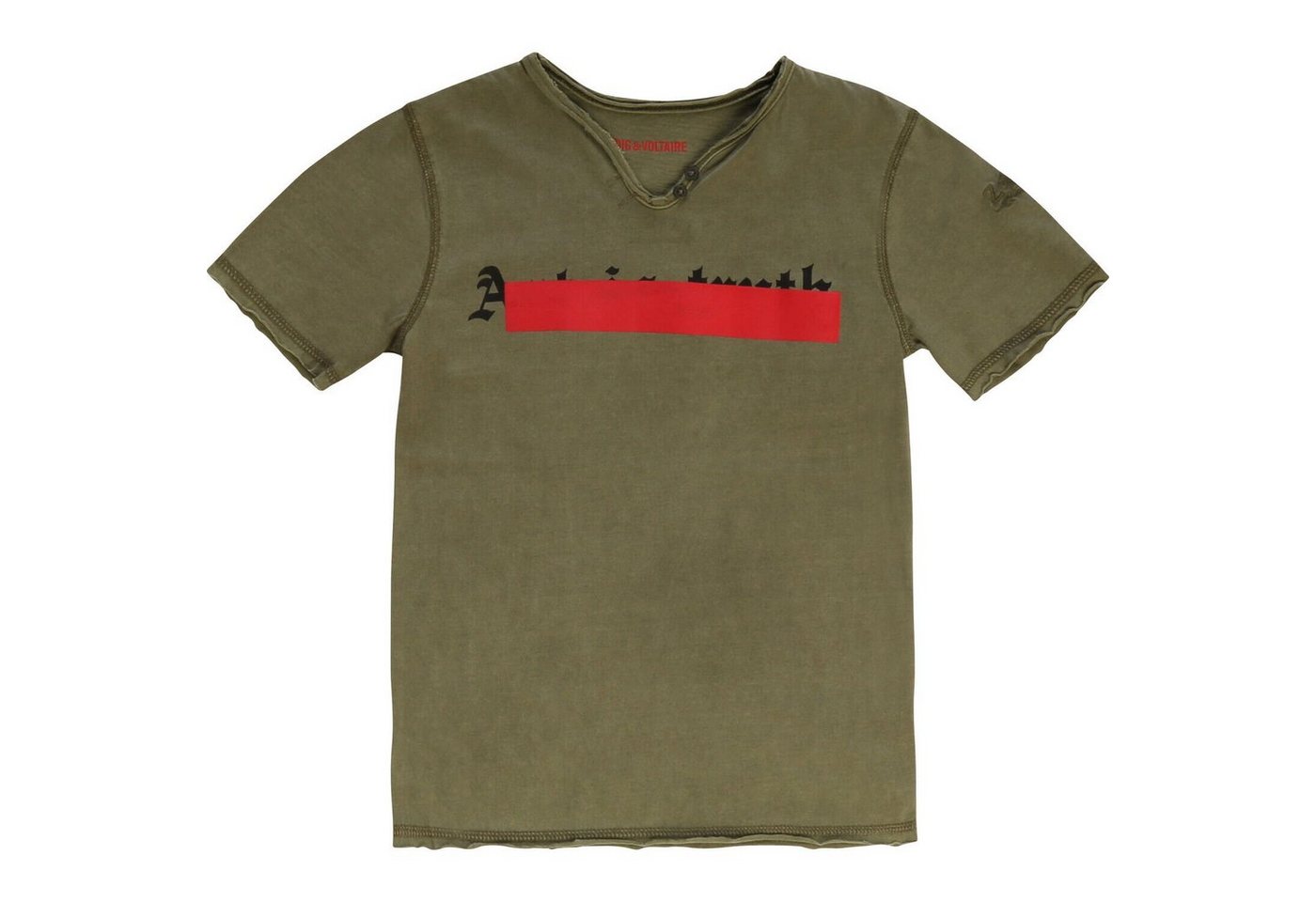 ZADIG & VOLTAIRE T-Shirt Zadig & Voltaire Kinder T-Shirt in Khaki Art is True von ZADIG & VOLTAIRE