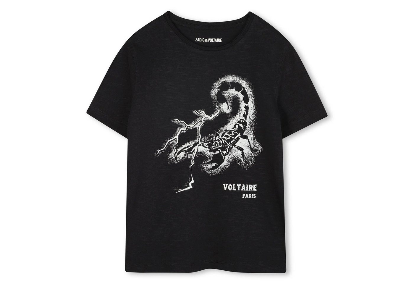 ZADIG & VOLTAIRE T-Shirt Zadig&Voltaire Kinder-T-Shirt mit Skorpion-Print – Anthrazit von ZADIG & VOLTAIRE