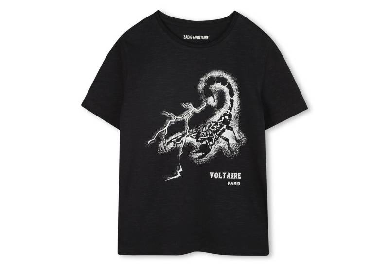 ZADIG & VOLTAIRE T-Shirt Zadig&Voltaire Kinder-T-Shirt mit Skorpion-Print – Anthrazit von ZADIG & VOLTAIRE
