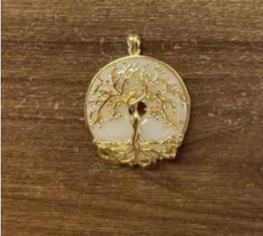 ZADIUA Halskette mit Lebensbaum-Anhänger 14 Karat vergoldetes Sterling Silber Halskette mit Lebensbaum-Anhänger Schmuckgeschenk für Frauen von ZADIUA