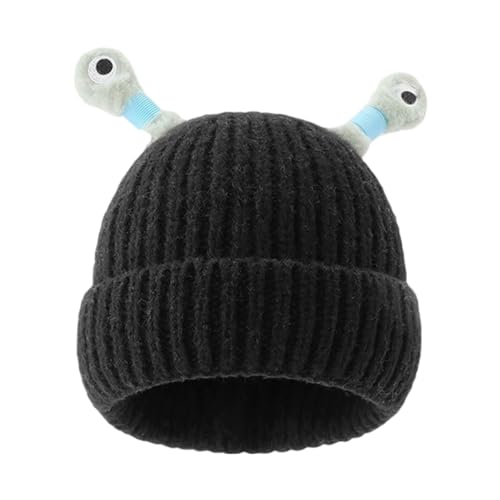 ZAGARO Monster-Tentakel-Mütze, süße leuchtende kleine Monster-Strickmütze, süße und lustige Beanie-Mütze, leuchtende gestrickte Monster-Wintermütze für Erwachsene, Teenager und Kinder von ZAGARO