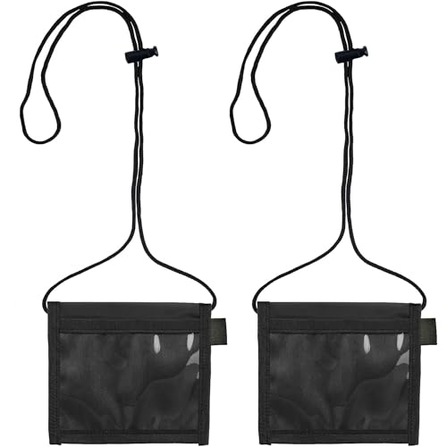 ZAHD 2 Stück Geldbeutel Brustbeutel Reisegeldbeutel Umhängegeldbeutel Geldbörse zum Umhängen Portemonnaie mit Sichtfenster Weicher Brustbeutel zum Reisen Unisex für Kasse Buskarte Studentenausweis ZAHD 2 Stück Geldbeutel Brustbeutel Reisegeldbeutel Umhängegeldbeutel Geldbörse zum Umhängen Portemonnaie mit Sichtfenster Weicher Brustbeutel zum Reisen Unisex für Kasse Buskarte Studentenausweis von ZAHD