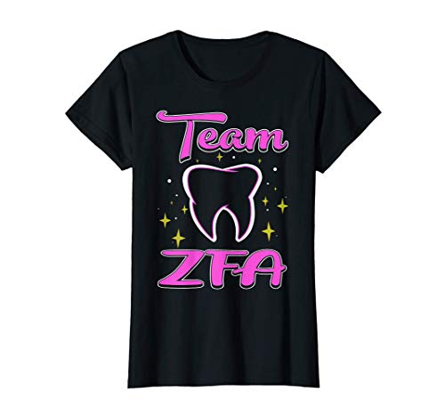 Damen TEAM ZFA - ZAHNARZTHELFERIN T-Shirt Damen TEAM ZFA - ZAHNARZTHELFERIN T-Shirt von ZAHNMEDIZINISCHE FACHANGESTELLTE TSHIRT DESIGN