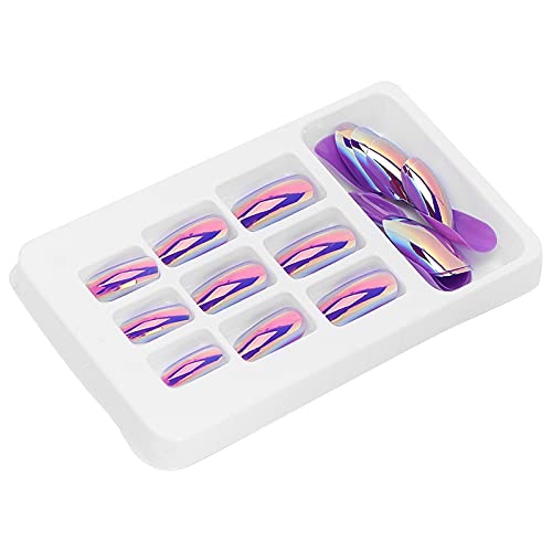Press On Nails, Press On Nails Medium Fake Nails Abnehmbare Helle Farbe False Nail Patch Full Cover Nail Art Tips 24 Stück Modische Fake Nails Wiederverwendbare Fake Nail Press On Nails, Press On Nails Medium Fake Nails Abnehmbare Helle Farbe False Nail Patch Full Cover Nail Art Tips 24 Stück Modische Fake Nails Wiederverwendbare Fake Nail von ZAICOLER