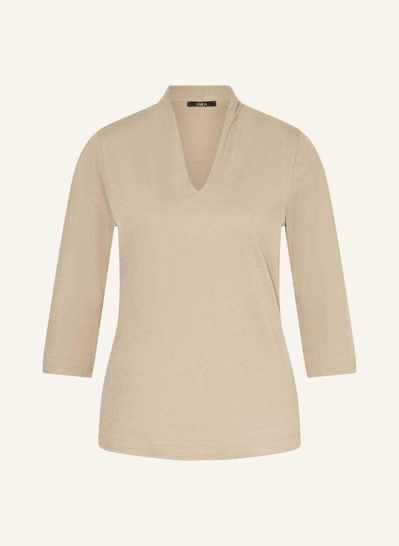 Zaída T-Shirt Mit 3/4-Arm braun von ZAÍDA
