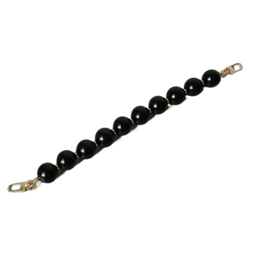 ZAJYZZF Damen Taschenaccessoire Schwarz Beige Rot Acrylharz Perlen Teile Handgefertigt Armband Damen Ersatz Taschengriff(Style 6) von ZAJYZZF