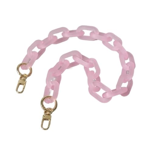 ZAJYZZF Frau Tasche Zubehör Abnehmbare Teile Ersatz Kette Candy Nette Matte Strap Frauen Acryl Schulter Griff Kette Tasche Kette (Farbe: 60 cm)(60cm06) von ZAJYZZF