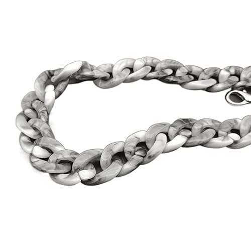 ZAJYZZF Handtaschenkette, Acryl-Taschenkette, Taschengurt, abnehmbares Taschenzubehör, Bunte Damen-Harzkette, Taschenkette, Geldbörsenkette, Taschenkette (Farbe: 4, Größe: 110 cm)(1_110cm) von ZAJYZZF