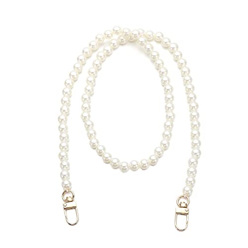 ZAJYZZF Handtaschenkette 8/10 mm Perlenband for Taschen Handtaschengriffe DIY Geldbörse Ersatz Lange Perlenkette for Umhängetaschenriemen Perlengürtel Taschenkette(70cm10mm) von ZAJYZZF