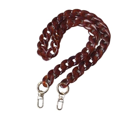 ZAJYZZF Mode Frau Handtasche Zubehör Kette Abnehmbare Ersatz Weiß Beige Rot Blau Grau Strap Frauen Schulter DIY Harz(Amber 85cm) von ZAJYZZF