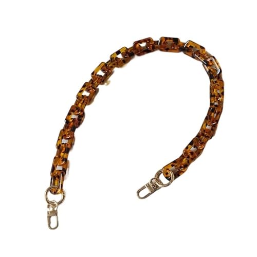 ZAJYZZF Mode Frau Handtasche Zubehör Kette Bernstein Acryl Harz Kette Luxus Strap Frauen Kupplung Schulter Handtasche(60cm-01) von ZAJYZZF