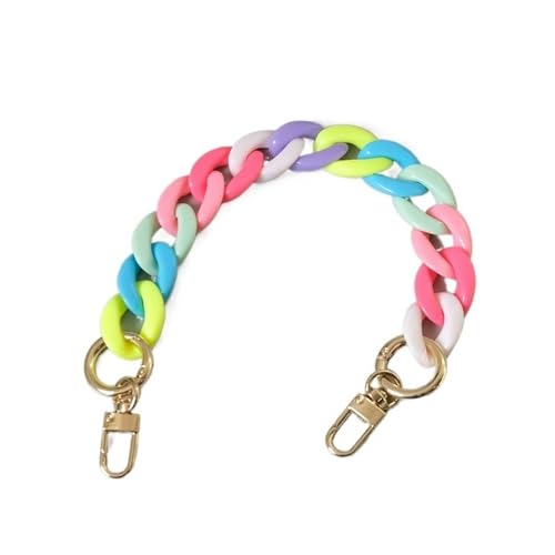 ZAJYZZF Mode Frau Tasche Zubehör Abnehmbare Teil Kette Weibliche Candy Harz Nette Strap Frauen Acryl Schulter Telefon Griff Ketten(30cm) von ZAJYZZF