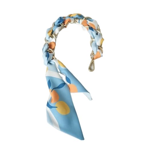 ZAJYZZF Mode Frühling Sommer Frau Handtasche Zubehör Teil Ketten Abnehmbare Ersatz Floral Seide Baumwolle Schal Strap Frauen(1) von ZAJYZZF