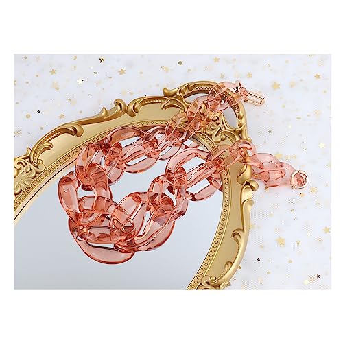 Choker-Halskette mit Acrylperlen, klare Farbe, Geschenk für Frauen, Acryl von ZALTAS