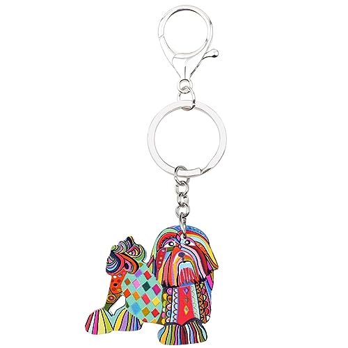 ZALTAS Shih Tzu Hund Schlüsselanhänger Für Frauen Mädchen Auto Schlüssel Handtasche Brieftasche Charms Geschenk Bulk, Multicolr ZALTAS Shih Tzu Hund Schlüsselanhänger Für Frauen Mädchen Auto Schlüssel Handtasche Brieftasche Charms Geschenk Bulk, Multicolr von ZALTAS
