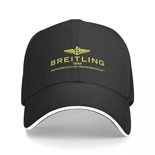 ZAMASS Basecap Breitling Classic Graphic Womens Graphic Retro Vintage Hot Trending Baseball Cap Horse Hat Golf Hat Man Men's Hat Women's Geschenk von ZAMASS