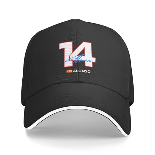 ZAMASS Basecap Fernando Alonso 14 F1 2022 Baseball Cap Mas Hüte Strandtasche Hüte für Damen Herren Geschenk von ZAMASS