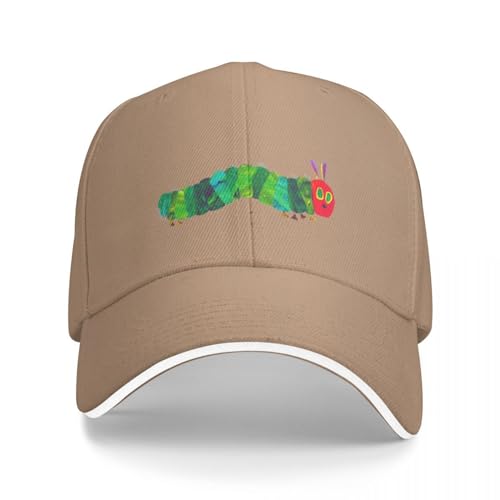 ZAMASS Basecap Niedliche hungrige Raupe Baseballkappe Schaumstoff Partyhüte Golfbekleidung Damen Strandhut Herren Geschenk von ZAMASS