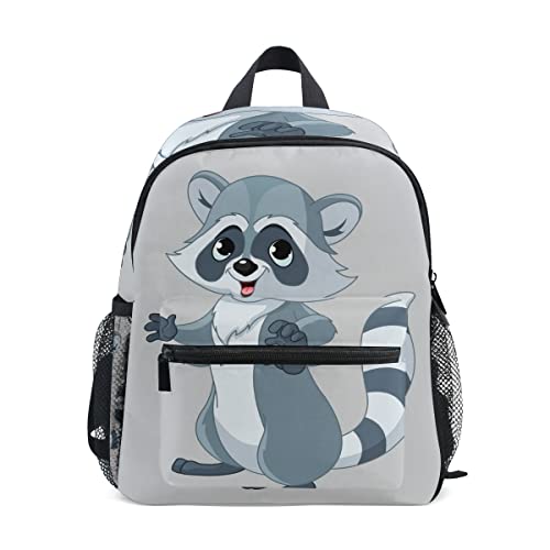 ZANHUGMI Kinder Daypack Cartoon Waschbär Schultasche Büchertasche Reisetasche von ZANHUGMI