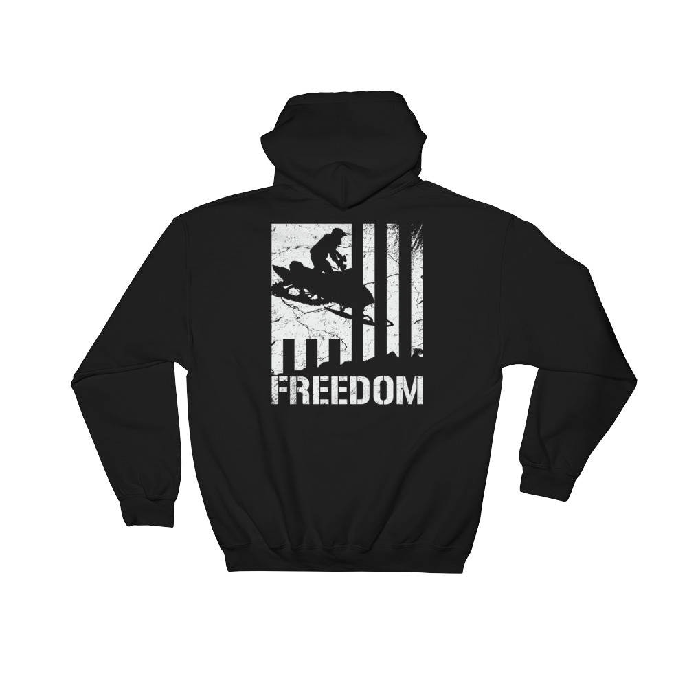 Schneemobil Freiheit Sweatshirt Mit Kapuze Schneemobil Freiheit Sweatshirt Mit Kapuze von ZANNYSDESIGN