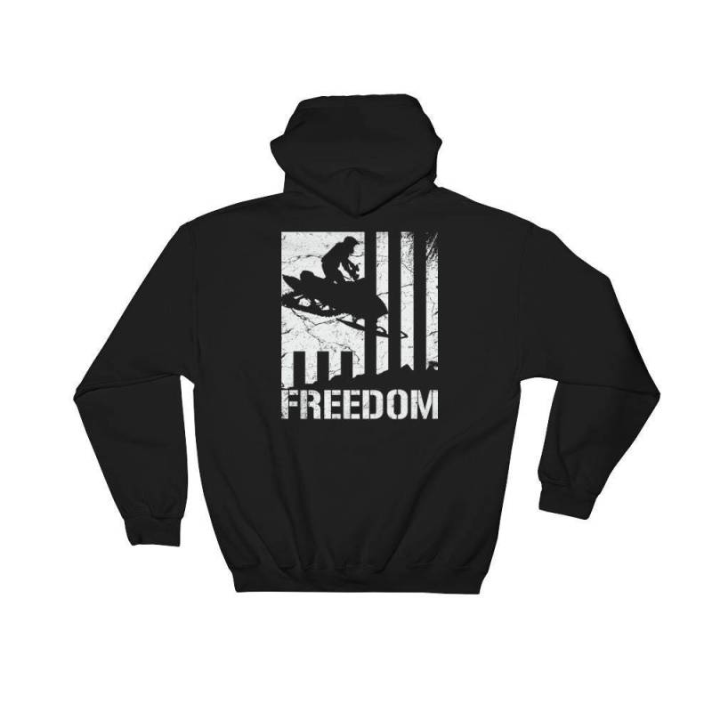 Schneemobil Freiheit Sweatshirt Mit Kapuze Schneemobil Freiheit Sweatshirt Mit Kapuze von ZANNYSDESIGN