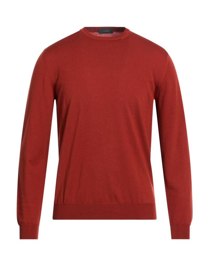 ZANONE Pullover Herren Ziegelrot von ZANONE