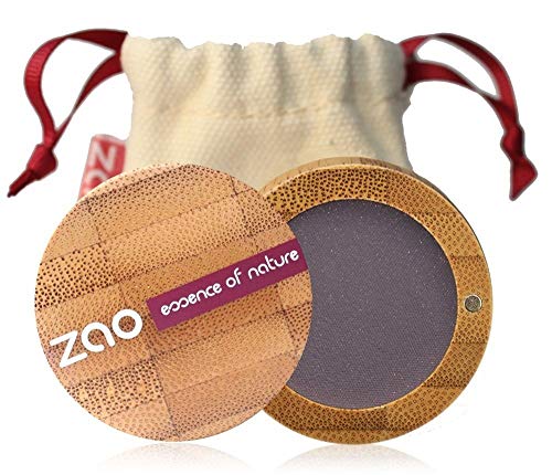 ZAO Matt Eyeshadow 205 dunkel-lila Lidschatten matt mit Glimmer in nachfüllbarer Bambus-Dose von ZAO essence of nature