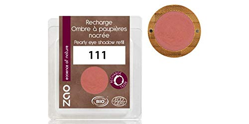 ZAO REFILL Pearly Eyeshadow 111 pfirsichblüte pink-orange Lidschatten-Nachfüller schimmernd / Perlglanz von ZAO essence of nature