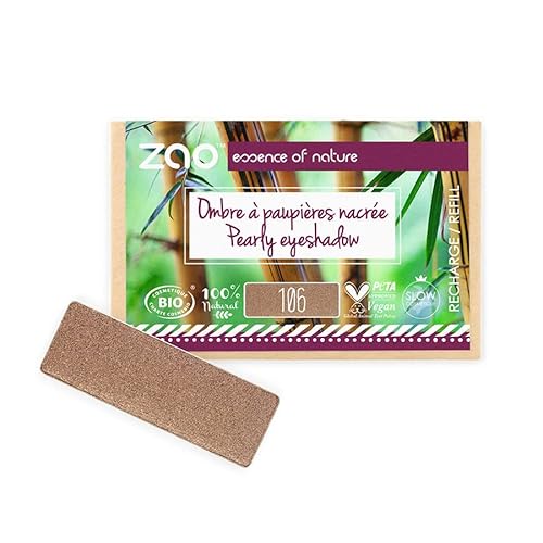 Zao Rectangle Eye Shadow Rechteckiger Perlmutt Lidschatten Bronze Nr.106 Refill Nachfüllpackung Zao Rectangle Eye Shadow Rechteckiger Perlmutt Lidschatten Bronze Nr.106 Refill Nachfüllpackung von ZAO essence of nature