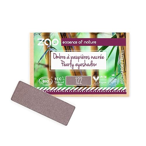 Zao Rectangle Eye Shadow Rechteckiger Perlmutt Lidschatten Desert Rose Nr.122 Refill Nachfüllpackung von ZAO essence of nature
