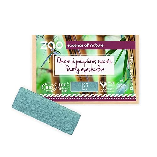 Zao Rectangle Eye Shadow Rechteckiger Perlmutt Lidschatten Peacock Blue Nr.127 Refill Nachfüllpackung Zao Rectangle Eye Shadow Rechteckiger Perlmutt Lidschatten Peacock Blue Nr.127 Refill Nachfüllpackung von ZAO essence of nature