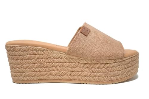 Mega 311 Clogs mit Keilabsatz in Taupe für Damen – Damen, Taupe, 40 EU Mega 311 Clogs mit Keilabsatz in Taupe für Damen – Damen, Taupe, 40 EU von ZAPATONEE