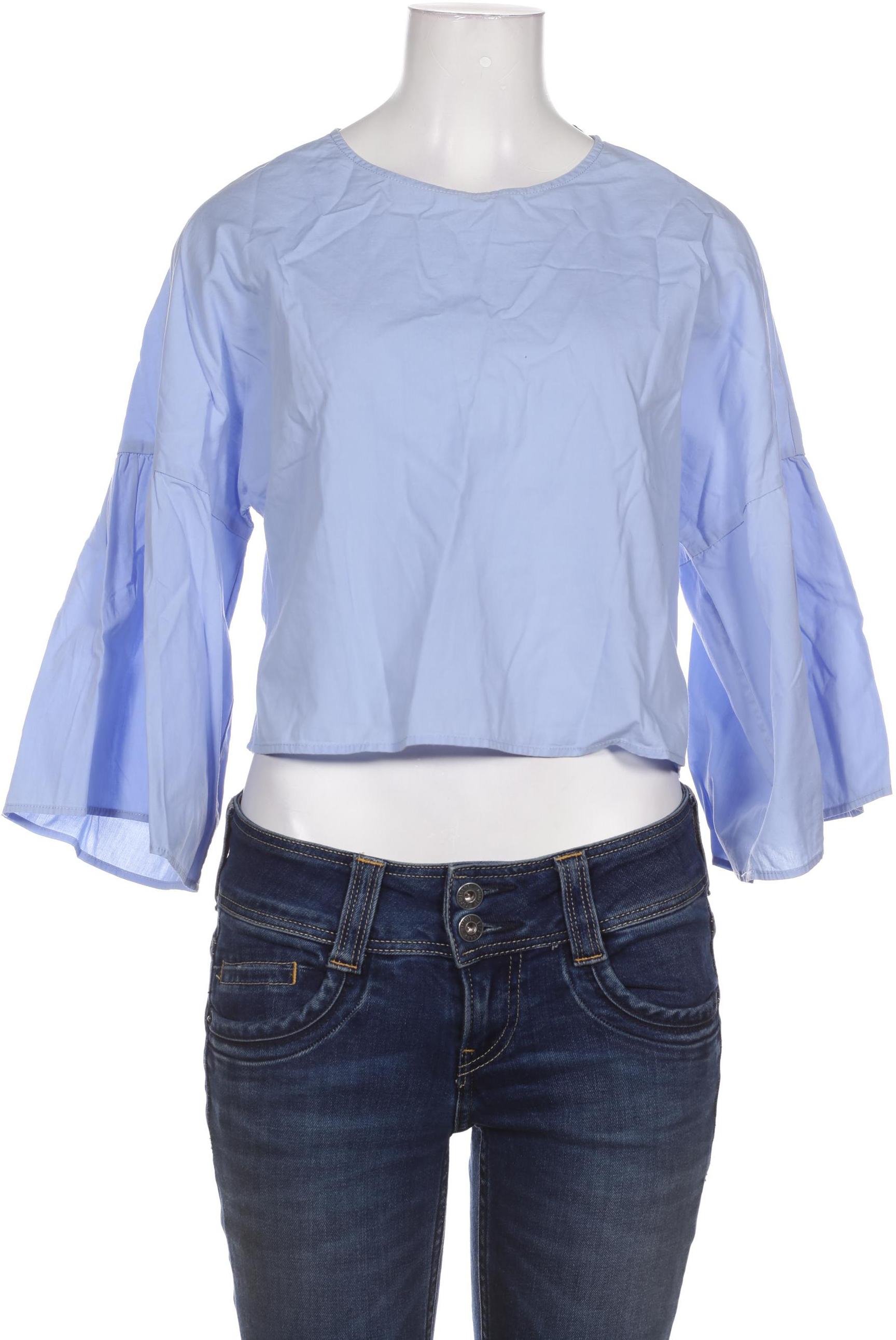 ZARA Damen Bluse, blau von ZARA