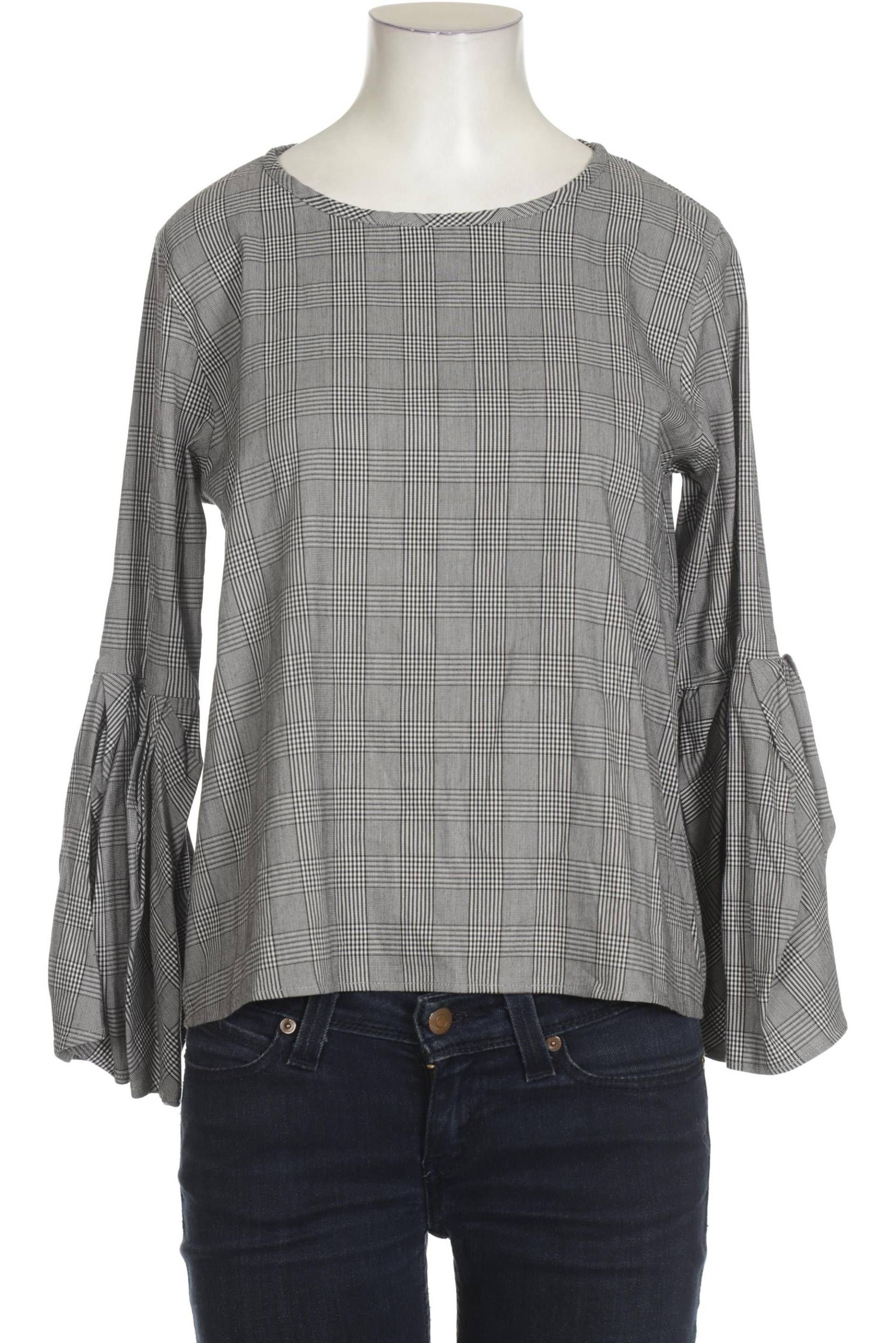 ZARA Damen Bluse, grau von ZARA