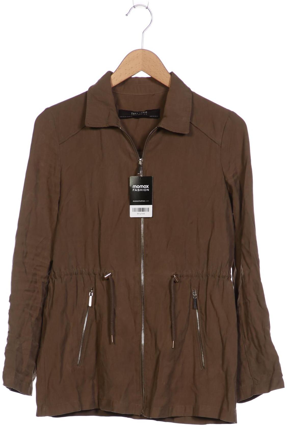 ZARA Damen Jacke, grün von ZARA