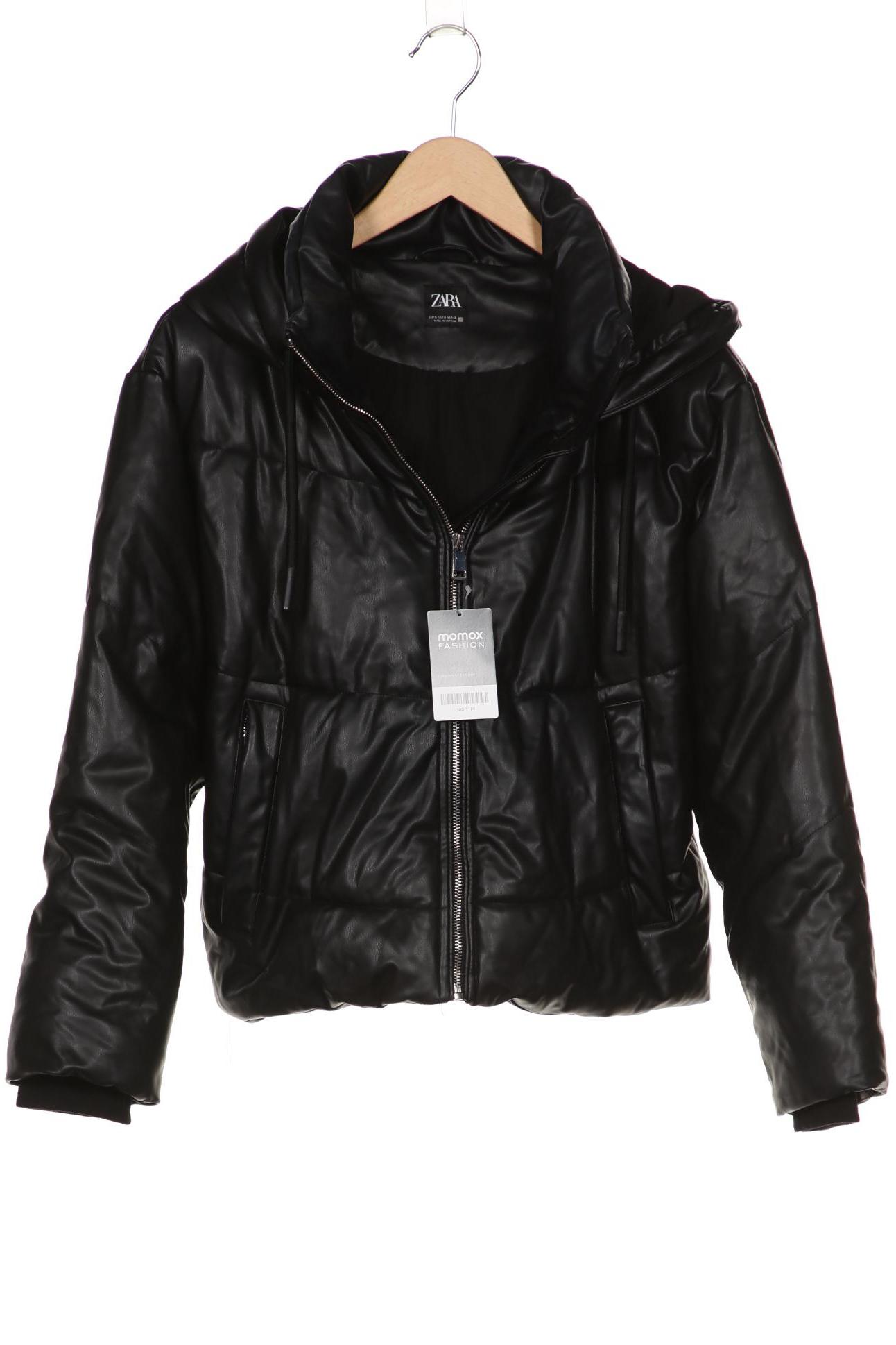 Zara Damen Jacke, schwarz, Gr. 36 von ZARA