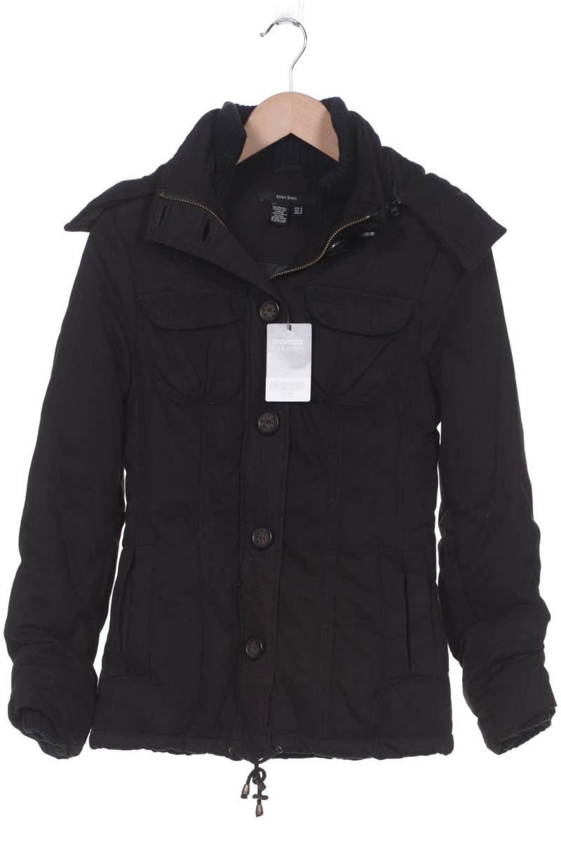 Zara Damen Jacke, schwarz, Gr. 38 von ZARA