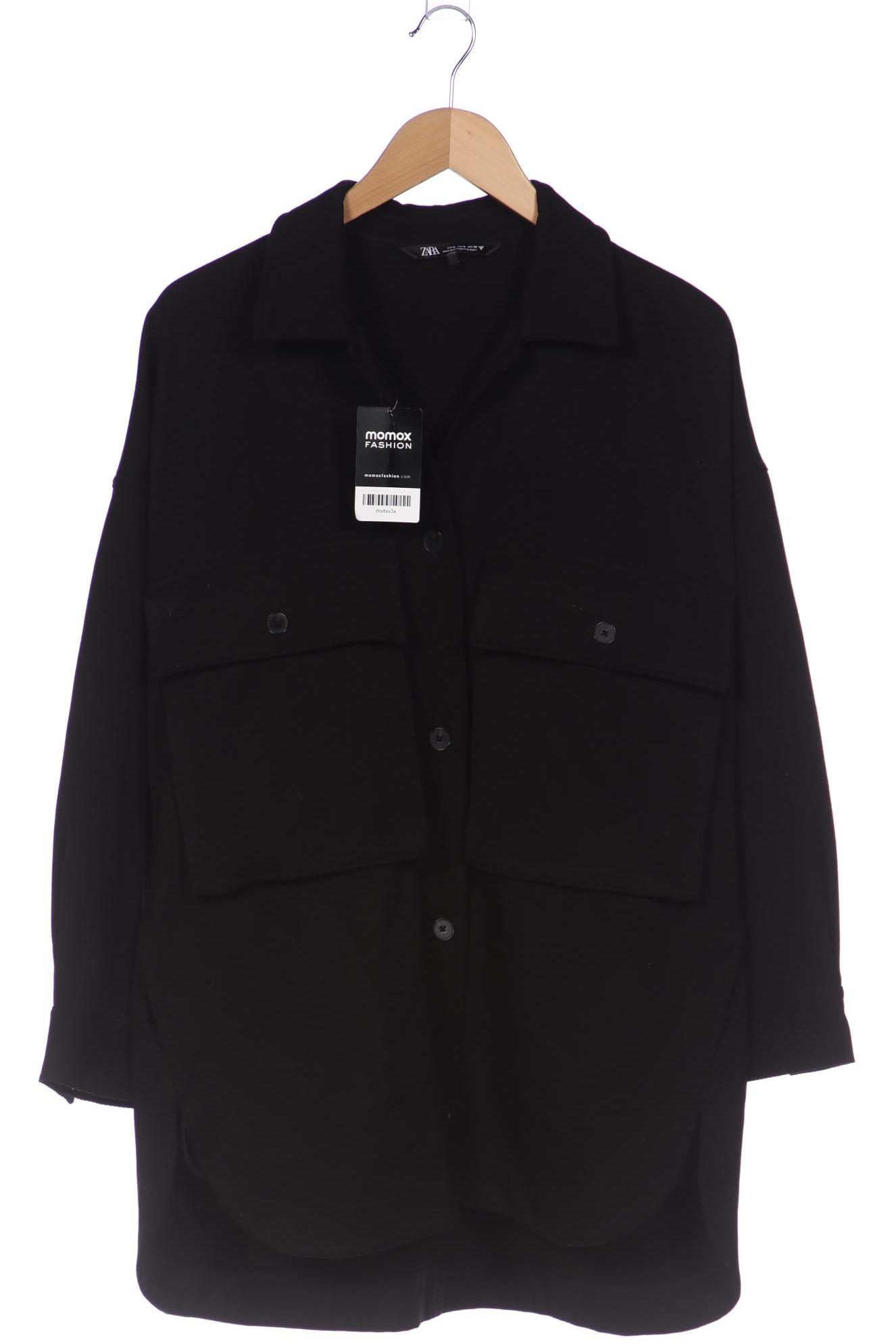 Zara Damen Jacke, schwarz, Gr. 38 von ZARA