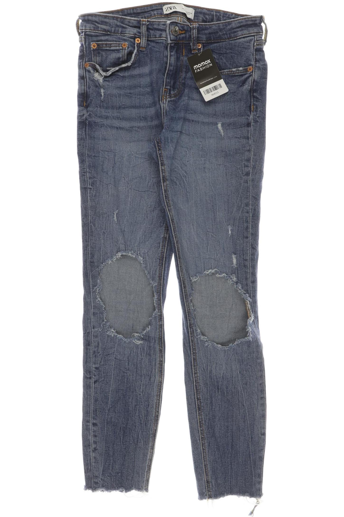 ZARA Damen Jeans, blau von ZARA