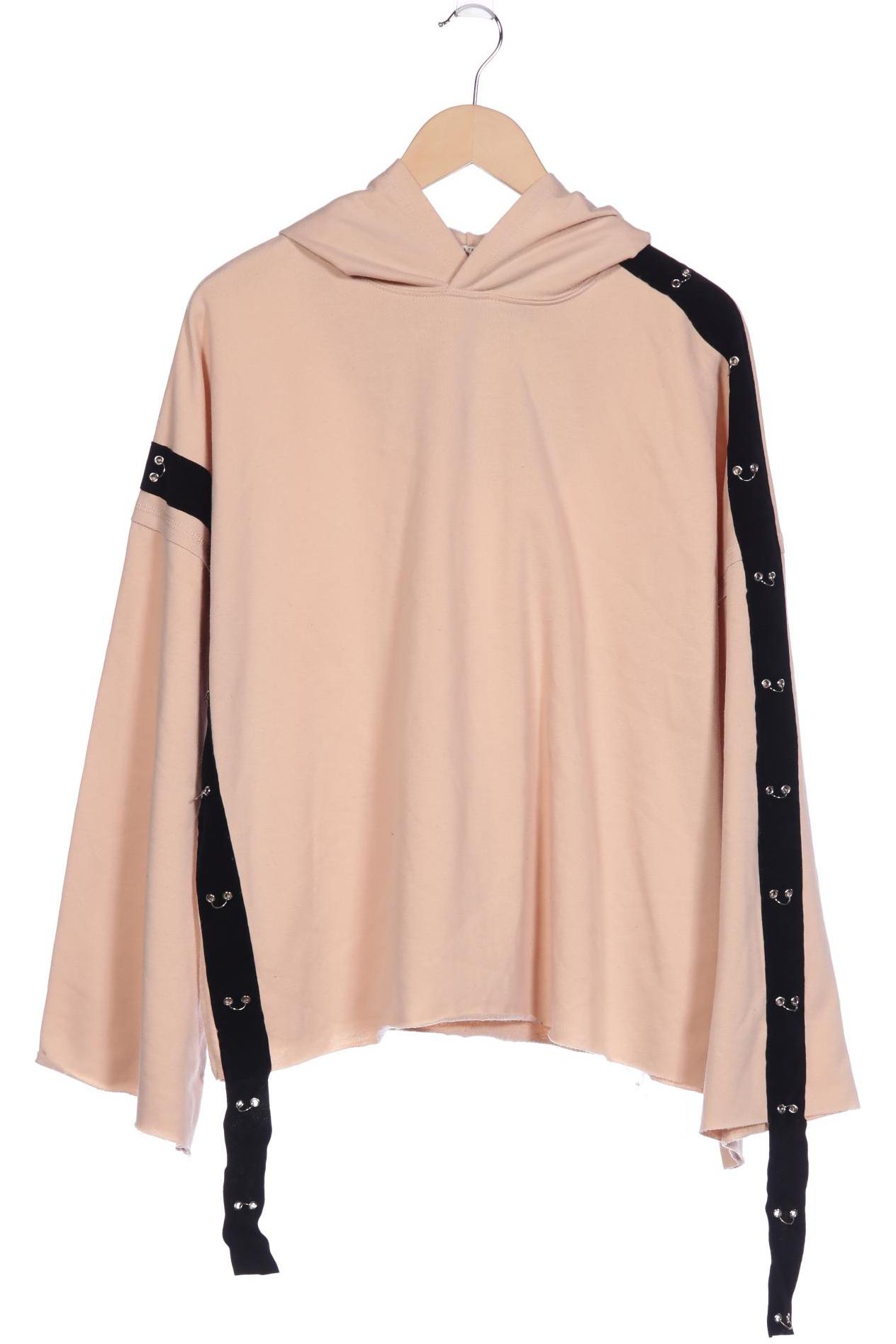 ZARA Damen Kapuzenpullover, beige von ZARA