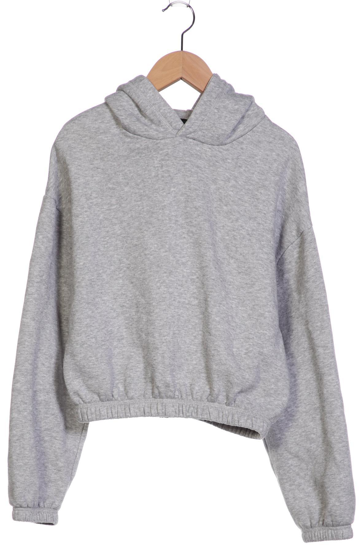 Zara Damen Kapuzenpullover, grau, Gr. 36 von ZARA