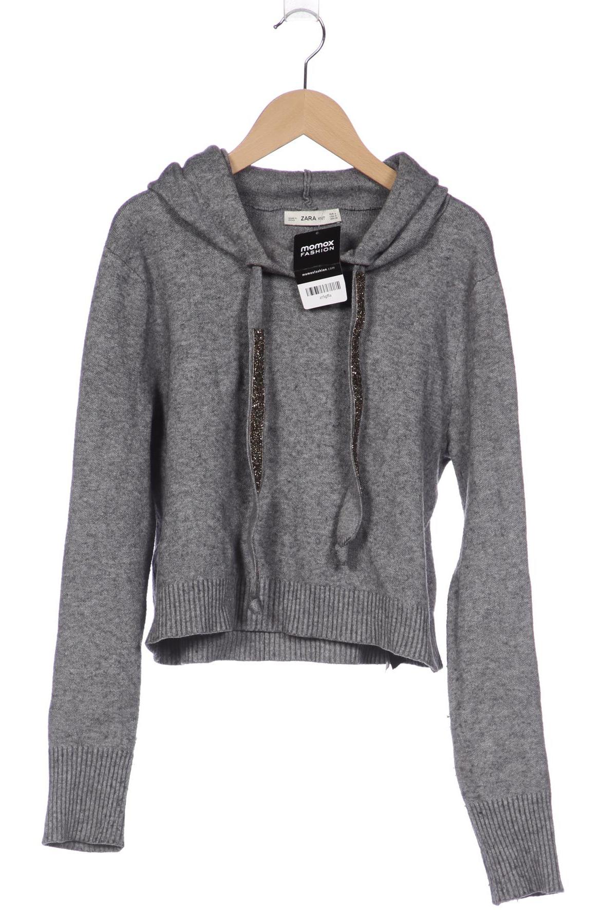 ZARA Damen Kapuzenpullover, grau von ZARA