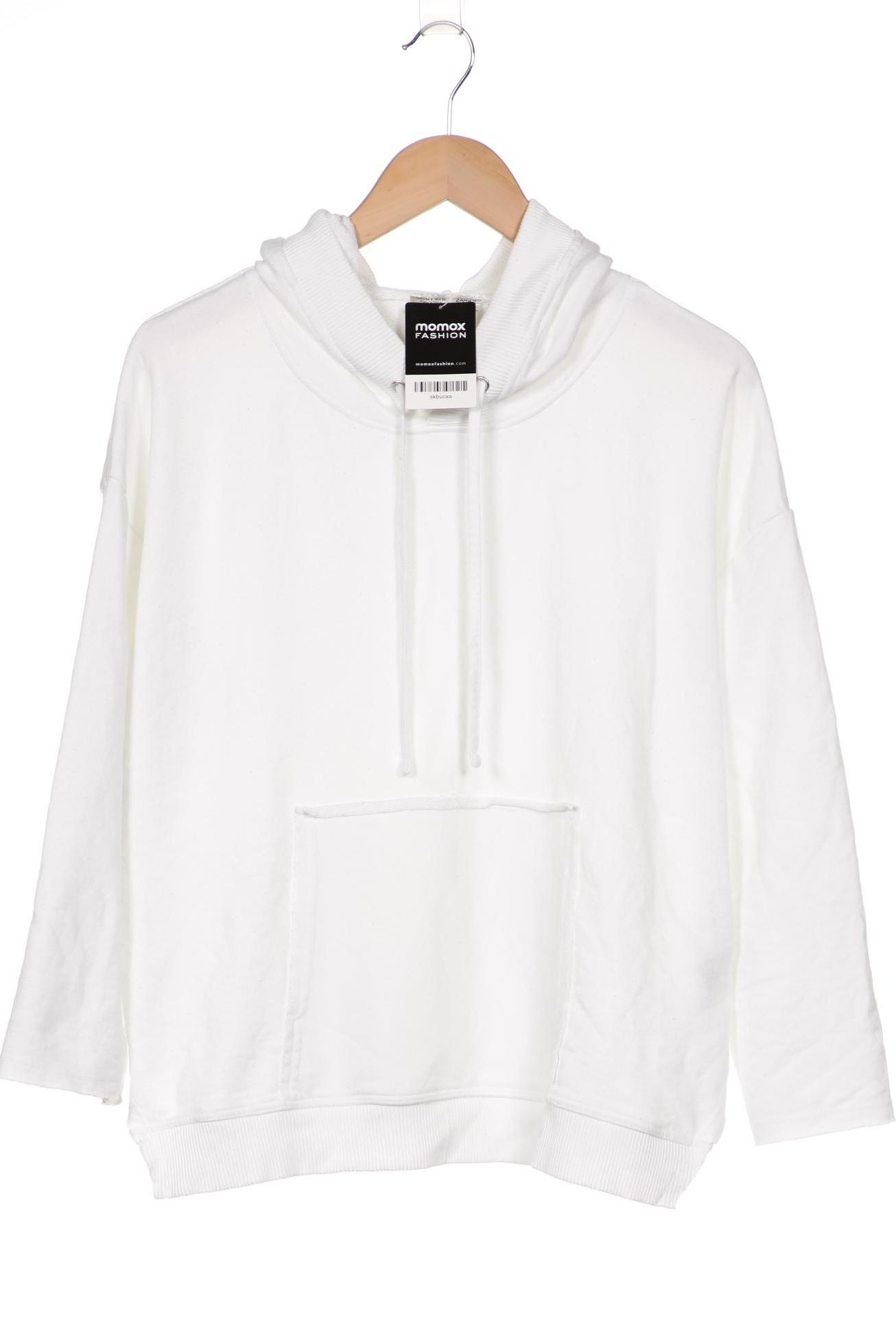 ZARA Damen Kapuzenpullover, weiß von ZARA