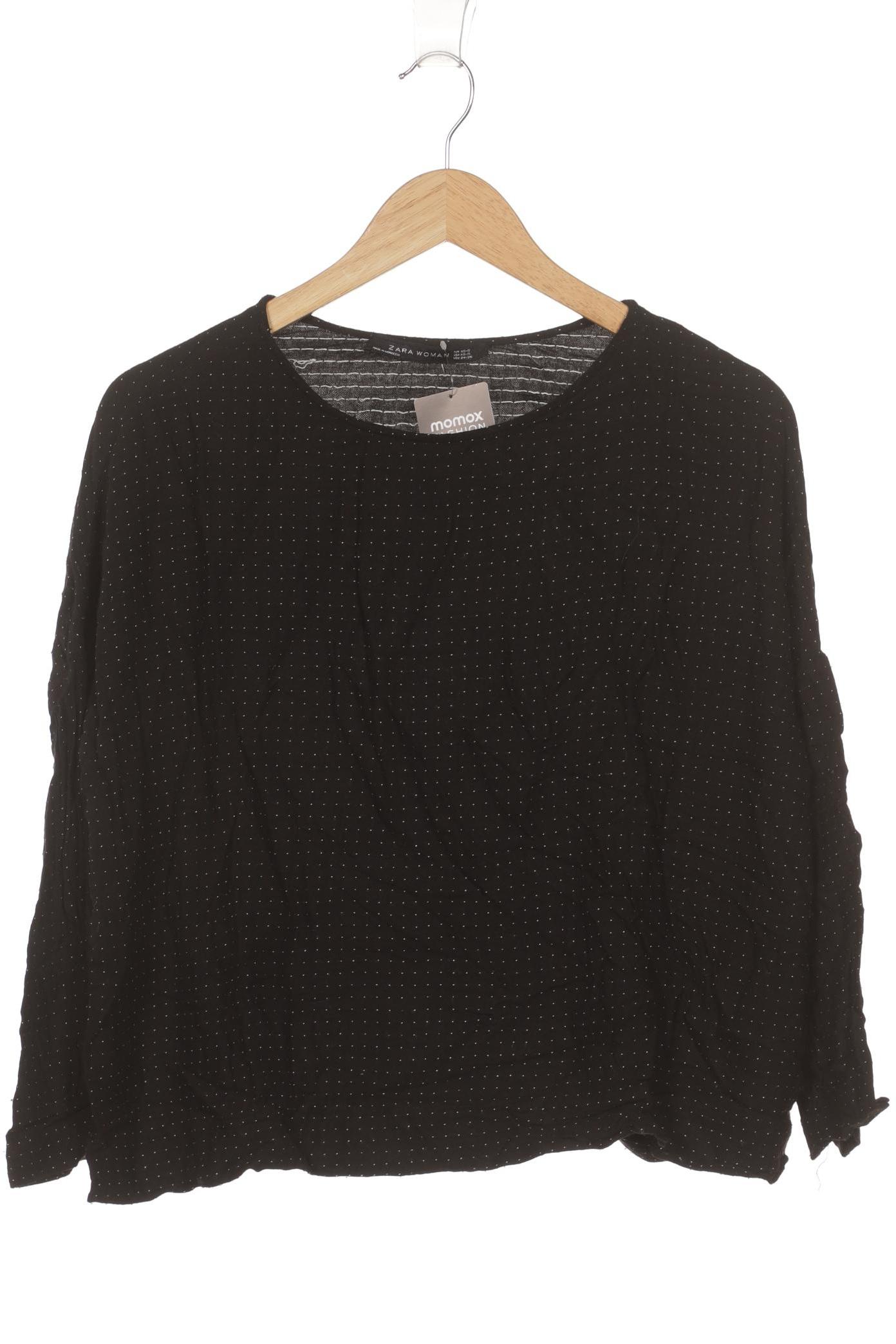 ZARA Damen Langarmshirt, schwarz von ZARA