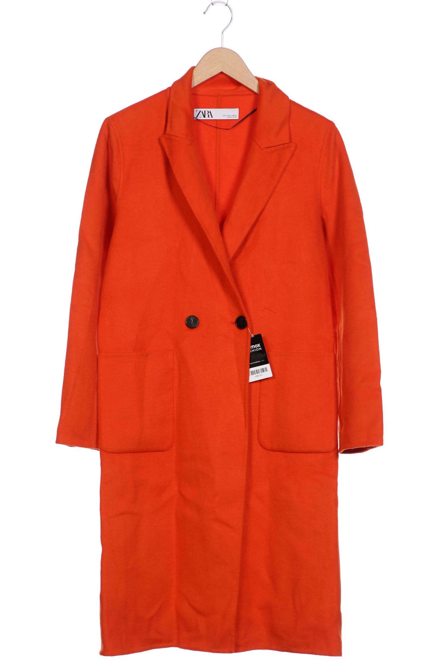 ZARA Damen Mantel, orange von ZARA